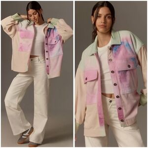 Anthropologie Multicolor Utility Jacket